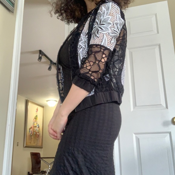 Intermix cutout zip up jacket - Picture 2 of 10